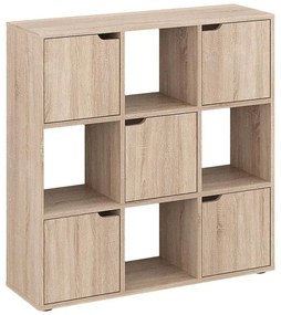 Βιβλιοθήκη Bookel σε sonoma απόχρωση 88.5x27.5x89.3εκ 88.5x27.5x89.3 εκ.