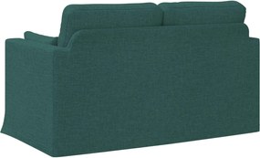 vidaXL Καναπές Σκούρο Πράσινο