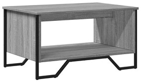 vidaXL Τραπεζάκι Σαλονιού Γκρι Sonoma 75x51x40 εκ. Επεξεργασμένο Ξύλο