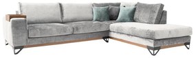 Corner Sofa Angelo Fylliana Right Corner Grey 300x230x95 cm