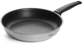 Τηγάνι Αντικολλητικό Concept 528NC 28cm Inox-Black Woll 28cm Stainless Steel
