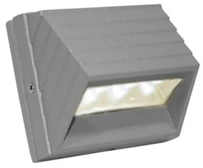 Απλίκα Φωτιστικό Τοίχου LED 1W Γκρι 3-909560 Lumen-3-909560-Γκρι 3-909560