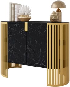 Μπουφές Fikoli III-Μαύρο Μάρμαρο