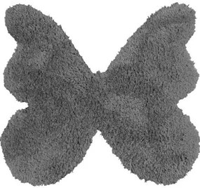 Παιδικό Χαλί DARK GREY SHADE BUTTERFLY 160-x-160-εκ