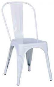 Καρέκλα Relix Ε5191,MW 44x49x84cm White Metal