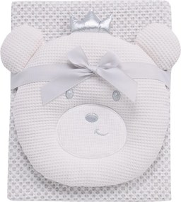 Κουβέρτα Πικέ Αγκαλιάς (75x100) + Λούτρινο Das Home Baby 4958 Grey