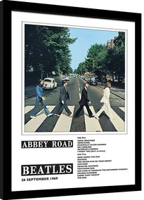 Κορνιζαρισμένη αφίσα The Beatles - Abbey Road