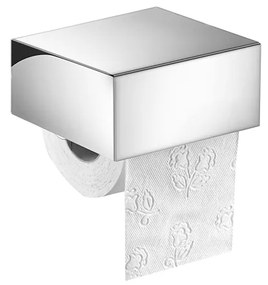 Χαρτοθήκη με Καπάκι W13xD11xH6 cm Ορείχαλκος Chrome Sanco Toilet Roll Holders Pro 0854-A03