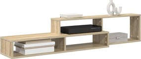 vidaXL ΡάφιΤηλεόρασηςΤοίχου 150x25x28,5εκ Επεξεργασμένο ξύλο