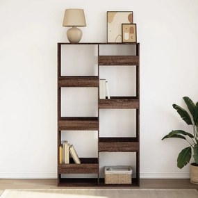 vidaXL Βιβλιοθήκη Καφέ Δρυς 100x33x175 εκ. από Επεξεργασμένο Ξύλο