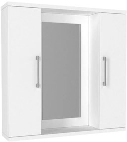 Καθρέπτης μπάνιου Surra Μegapap χρώμα λευκό 65x15,3x65εκ.-GP042-0271,1