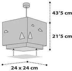 Hello Little παιδικό φωτιστικό οροφής (73242) - 73242