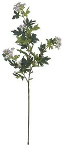 Τεχνητό Λουλούδι 00-23304-2 76cm Ecru-Purple Marhome Πλαστικό, Ύφασμα