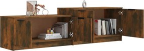 vidaXL Έπιπλο Τηλεόρασης Καπνιστή Δρυς 158,5x36x45 εκ. Επεξεργ. Ξύλο