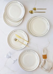 Service Plate Set (6 Pieces) DNR0076 Multicolor