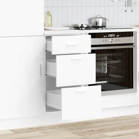 vidaXL Ντουλάπι "Lyon" Λευκό 40x46x81,5 εκ. από Τεχνητό Ξύλο