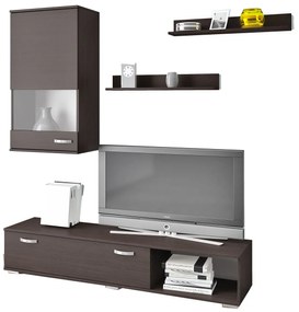 Σύνθετο ArteLibre Ήφαιστος Μοριοσανίδα Wenge 150x36x170cm