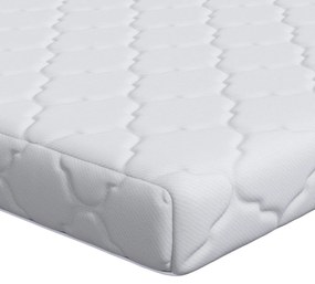 vidaXL Στρώματα Λευκό 200 x 120 εκατοστά 100% ύφασμα πολυεστέρα