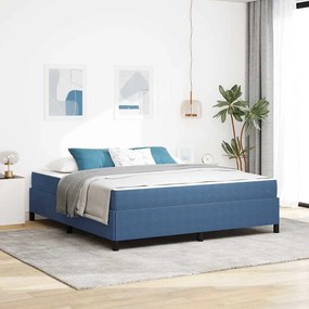 vidaXL Σκελετός Κρεβατιού Άλλο Μπλε 180 x 200 cm Βελούδο