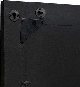 vidaXL Καθρέφτης Μπάνιου Μαύρο και Ασημί 70 x 50 x 2,5 εκ.