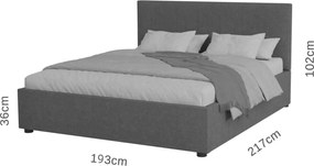 Κρεβάτι Billy Τερακότα 180x200cm