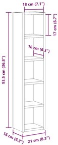 ΈΠΙΠΛΑ CD 2 ΤΕΜ. ΓΥΑΛΙΣΤΕΡΟ ΛΕΥΚΟ 21X16X93,5 ΕΚ. ΜΟΡΙΟΣΑΝΙΔΑ 802702