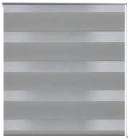 vidaXL Ρόλερ Ζebra Γκρι 100 x 175cm