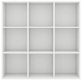 Βιβλιοθήκη Λευκή 98 x 29 x 97,5 εκ. Επεξεργασμένο Ξύλο - Λευκό