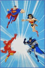 Χαλί Justice League Printed 6305 Blue 133X200cm