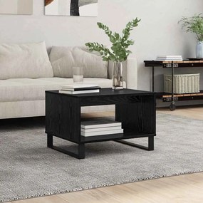 vidaXL Τραπεζάκι σαλονιού Μαύρη δρυς 60 x 50 x 40 εκ