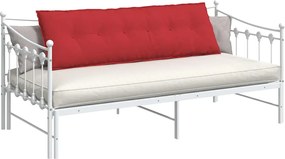 vidaXL Μαξιλάρι Πλάτης Κόκκινο 160 x 19 x 50 εκ ύφασμα