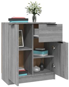 vidaXL Ντουλάπι 2 τεμ. Γκρι Sonoma 60x30x70 εκ. από Επεξεργασμένο Ξύλο