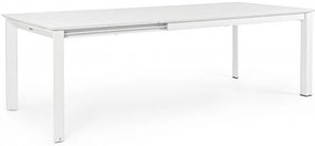 Επεκτεινόμενο Τραπέζι Konnor CX21 Λευκό 160/240x100 εκ. - Λευκό