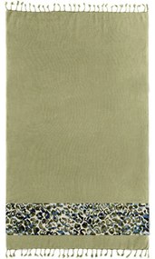 Πετσέτα Θαλάσσης - Παρεό Pestemal 18 Khaki Guy Laroche Beach 90x170cm 100% Βαμβάκι