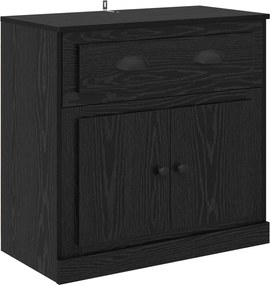 vidaXL Highboard Μαύρη Οξυά 70 x 35,5 x 67,5 εκ. Επεξεργασμένο Ξύλο