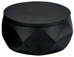 Βάζο Για Βαμβάκι Crackle Jar 8046 10,5x6,0cm Black Kleine Wolke Polyresin