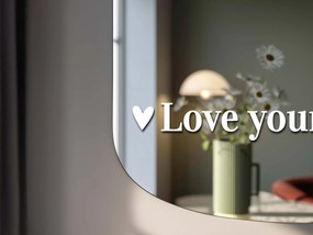 Αυτοκόλλητο για καθρέφτη S36 – Love yourself always.
