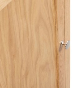 vidaXL Ντουλάπι Γωνιακό 59 x 45 x 80 εκ. από Μασίφ Ξύλο Δρυός