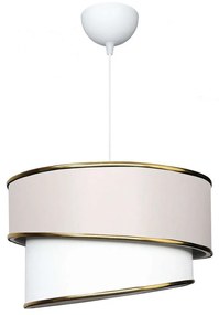 Φωτιστικό Οροφής 780SGN4580 Φ30x70cm 1xE27 40W Cream-Gold Opviq