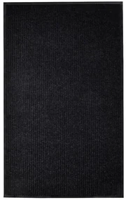 vidaXL Πατάκι Εισόδου Μαύρο 117x220 εκ. από PVC