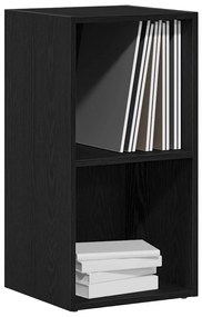 Κουτί αποθήκευσης vidaXL LP Μαύρη βελανιδιά 71x34x36 cm