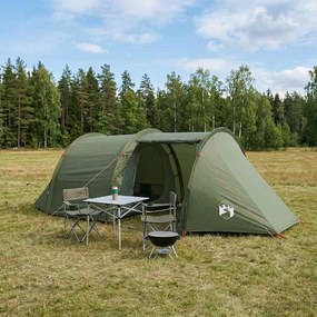 vidaXL Σκηνή τούνελ Λαδί 410 x 175 x 105 εκ. Πολυεστέρας και Χάλυβας