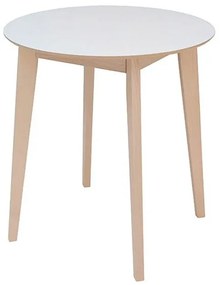Τραπέζι Boston 143, Sonoma οξιά, Άσπρο, 75cm, 11 kg, Ινοσανίδες μέσης πυκνότητας, Ξύλο | Epipla1.gr