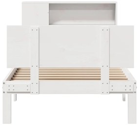 vidaXL Κρεβάτι Βιβλιοθήκη Χωρίς Στρώμα 100x200 εκ. Μασίφ Ξύλο Πεύκο