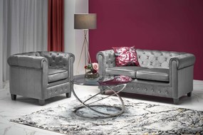 ERIKSEN leisure armchair grey / black DIOMMI V-CH-ERIKSEN-FOT-POPIELATY DIOMMI-60-20644