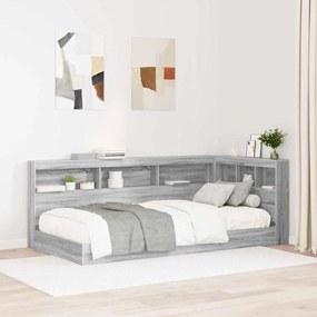 vidaXL Κεφαλάρι Αποθήκης με ράφι Γκρι sonoma 75 cm Επεξεργασμένο ξύλο