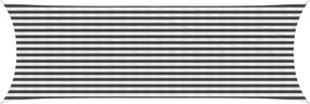 vidaXL Ικανότητα Σκίασης Γκρι και Λευκό 2 x 6 m HDPE
