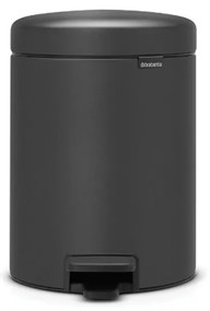 Brabantia 1001103 Καλαθάκι Μπάνιου NewIcon 5L, Mineral Infinite Grey