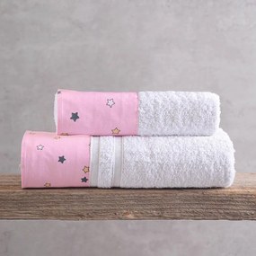 Πετσέτες Παιδικές Blaze (Σετ 2τμχ) Pink Ρυθμός Σετ Πετσέτες 70x140cm 100% Βαμβάκι