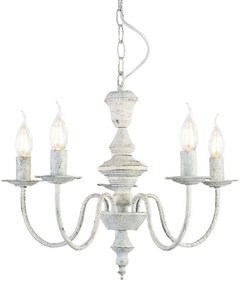 Φωτιστικό Οροφής Elegant DL9315PAG White Metal